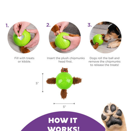 Nina Ottosson Hondenspel Dog Snuffle N'Treat Ball