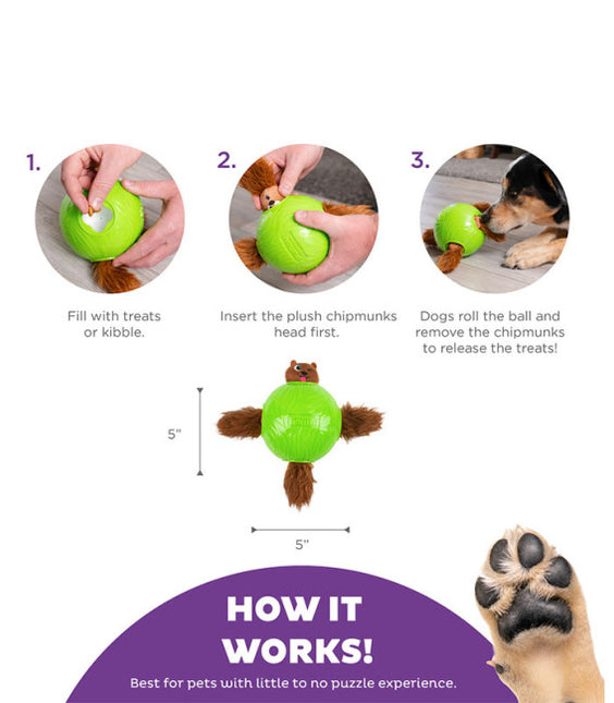 Nina Ottosson Hondenspel Dog Snuffle N'Treat Ball