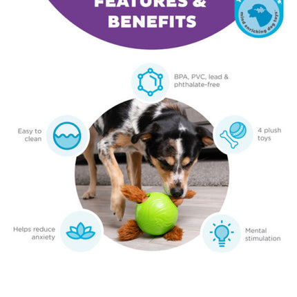 Nina Ottosson Hondenspel Dog Snuffle N'Treat Ball