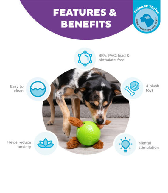 Nina Ottosson Hondenspel Dog Snuffle N'Treat Ball