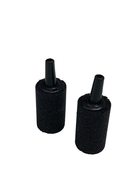 AnimalstoreXL Luchtsteen Cilinder 15X25 MM 2ST. Zwart Blister